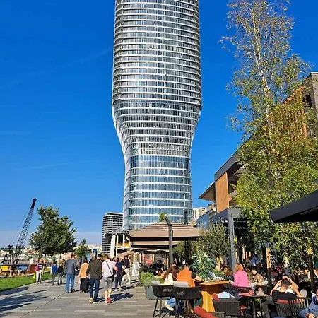 Ferienwohnung Belgrade Waterfront Metropolitan 2 Exterior foto
